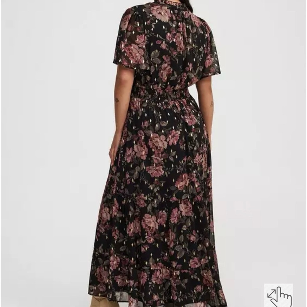 Torrid Floral Black Dress - Picture 4 of 15